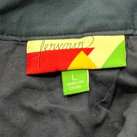 Navy Skirt with Rainbow Pencil Print from ModCloth - Picture 5 of 5